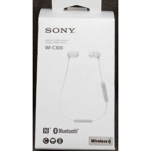 SONY WIC300W In Ear Stereo Bluetooth Headphones